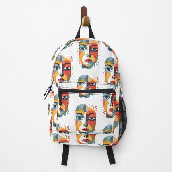 Item preview, Cute Minimalist Face Art – Multicolor Line Art Illustration, Playful Modern Aesthetic, Simple Cute Expression Design designed and sold by Ditstyle.