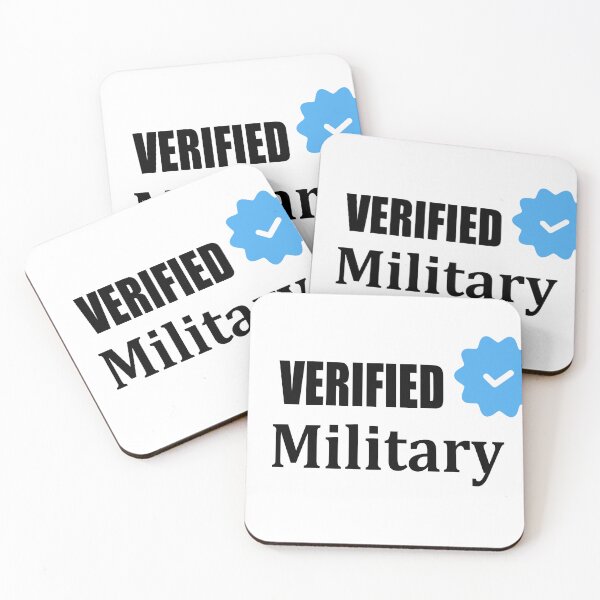 Item preview, VERIFIED MILITARY Service. Honor. Courage. designed and sold by GriffinRey.