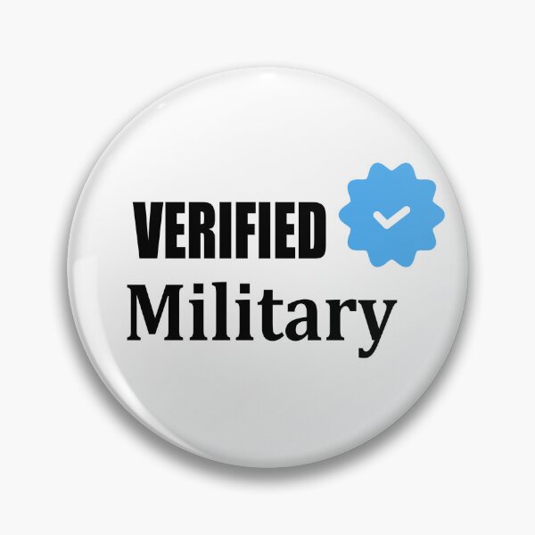 Item preview, VERIFIED MILITARY Service. Honor. Courage. designed and sold by GriffinRey.