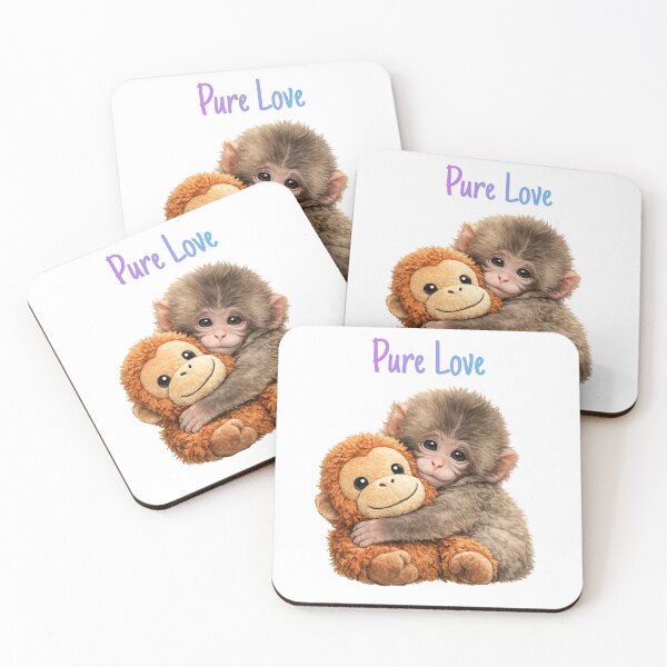 Item preview, Mono bebé Punch abrazando a un orangután de peluche. Mono viral. designed and sold by t-patterns.