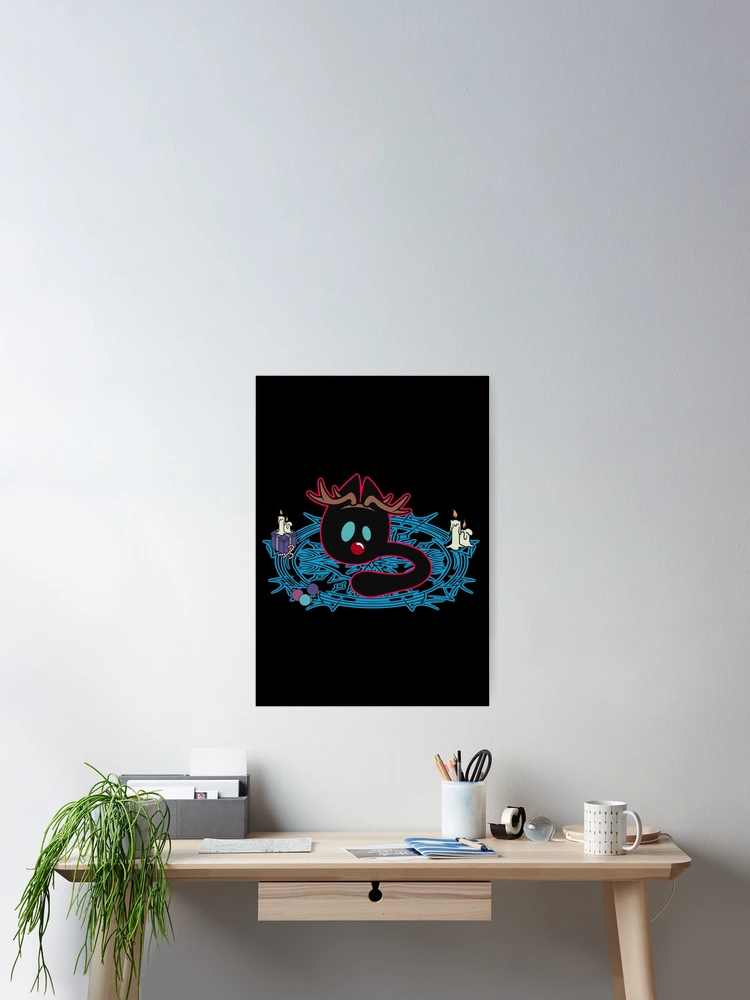 Thumbnail 2 of 3, Poster, Void Cat Winter Rudolf designed and sold by Rhunyx.