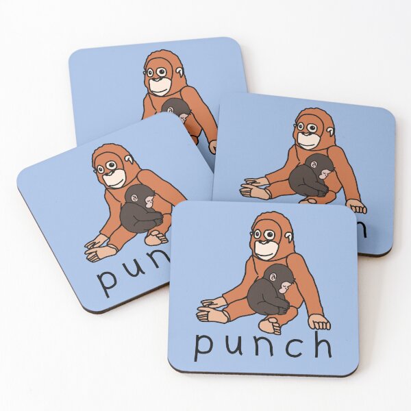 Item preview, Punch Monkey and Orangutan designed and sold by ellenhenry.