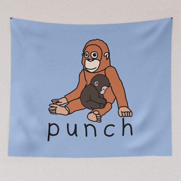 Item preview, Punch Monkey and Orangutan designed and sold by ellenhenry.