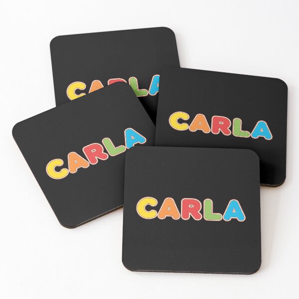 Item preview, ❤️ Carla Personalized Name Wavy Retro Shirt, Coffee Mug, Sticker Gift designed and sold by HelixPedia.