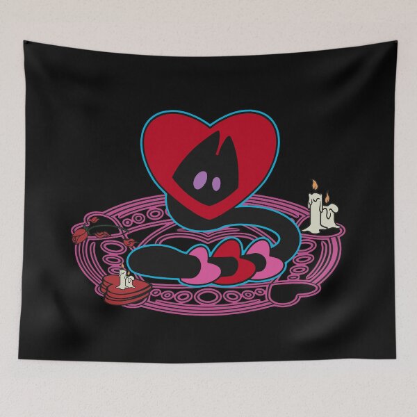 Item preview, Void Cat Valentine Heart designed and sold by Rhunyx.