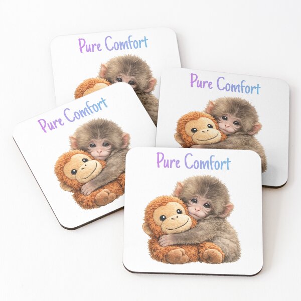 Item preview, Mono bebé Punch abrazando a un orangután de peluche. Mono viral. designed and sold by t-patterns.