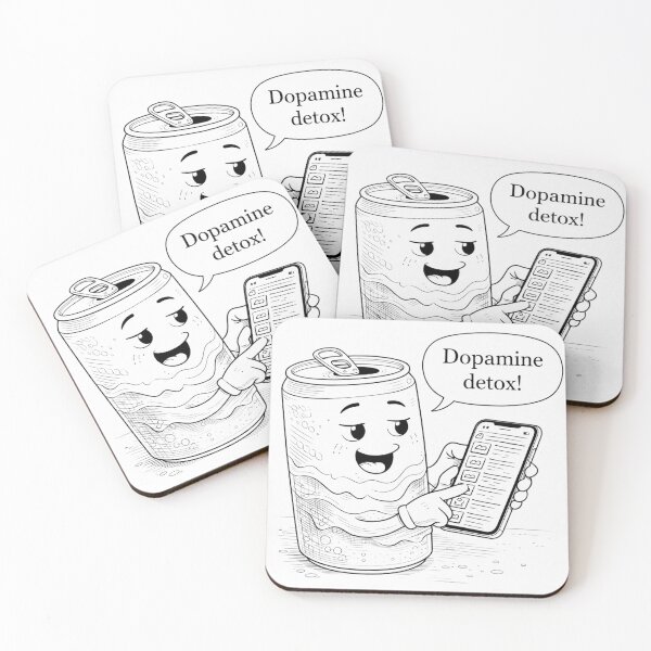 Item preview, Dopamine Detox (Irony) – Funny Soda Can Scrolling designed and sold by ComedyInkFactor.