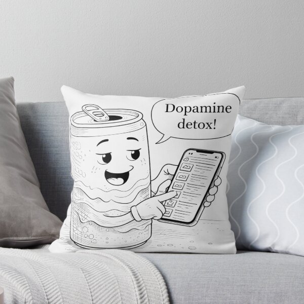 Item preview, Dopamine Detox (Irony) – Funny Soda Can Scrolling designed and sold by ComedyInkFactor.