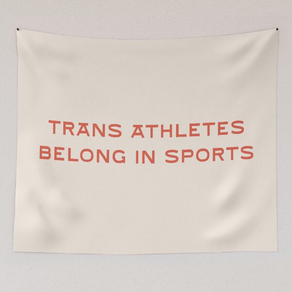 Item preview, trans athletes belong in sports 2 designed and sold by careofjacks.