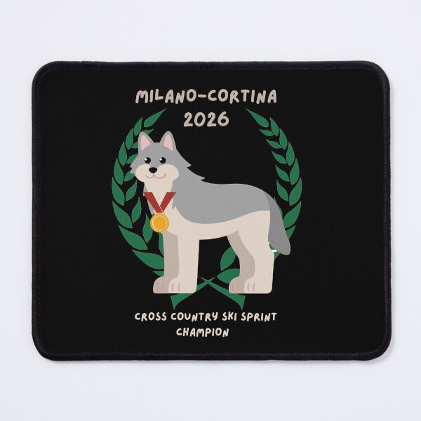 Item preview, Olympic Dog Ski Champion designed and sold by LoveofDog.