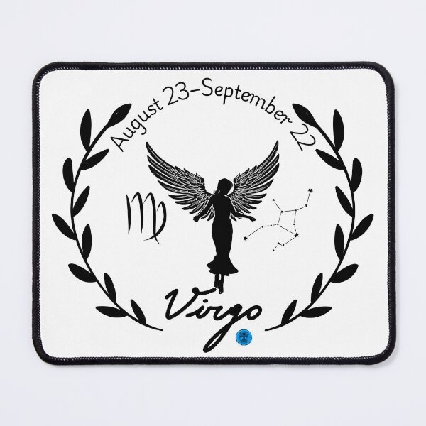 Item preview, Virgo Zodiac Constellation Art - August 23 to September 22 (Black on Transparent) designed and sold by Dryden Stewart Enterprises.