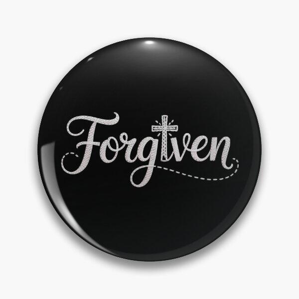 Item preview, Forgiven Faux Embroidery Christian designed and sold by theartfulaspie.