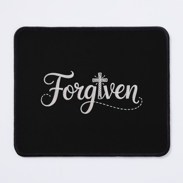 Item preview, Forgiven Faux Embroidery Christian designed and sold by theartfulaspie.