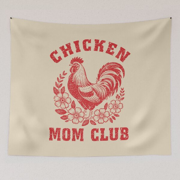 Item preview, Vintage Chicken Mom Club - Floral Hen Retro Cottagecore Aesthetic designed and sold by Dmetalx Art Apparel.