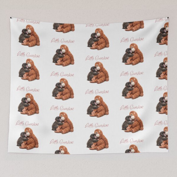 Item preview, Punch Baby Monkey Hugging Orangutan Plushie Viral Cute Monkey designed and sold by t-patterns.