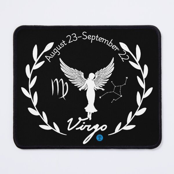 Item preview, Virgo Zodiac Constellation Art - August 23 to September 22 (White on Transparent) designed and sold by Dryden Stewart Enterprises.