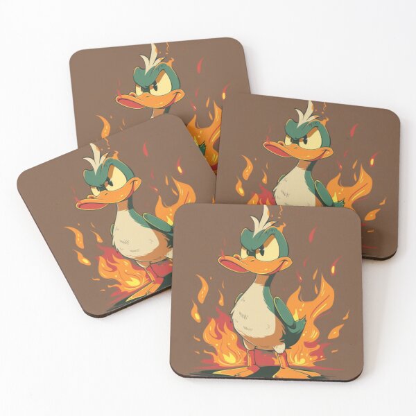 Item preview, Sassy Duck Reactions – Savage Fire Duck Meme Cartoon Character Art designed and sold by MiraLumeStudio.