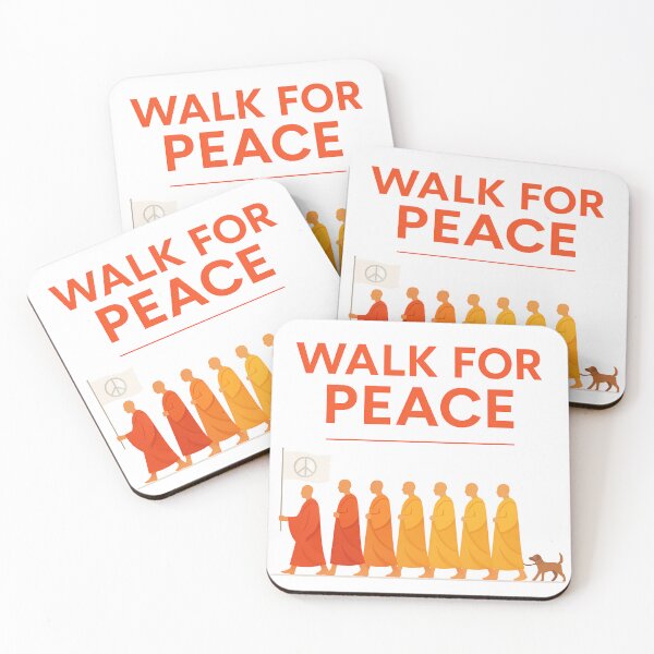 Item preview, Walk for Peace - Monks And Dog  designed and sold by ZBIFBOUETLA.