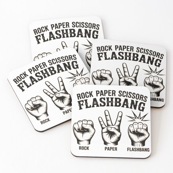 Item preview, Rock Paper Scissors Flashbang designed and sold by JaroCreates.