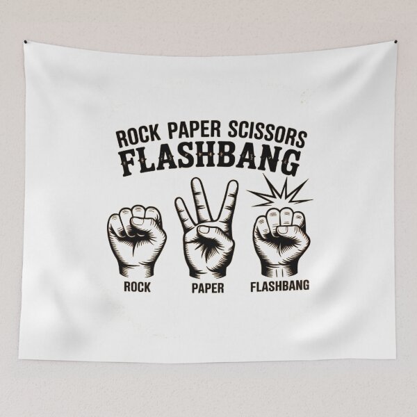 Item preview, Rock Paper Scissors Flashbang designed and sold by JaroCreates.