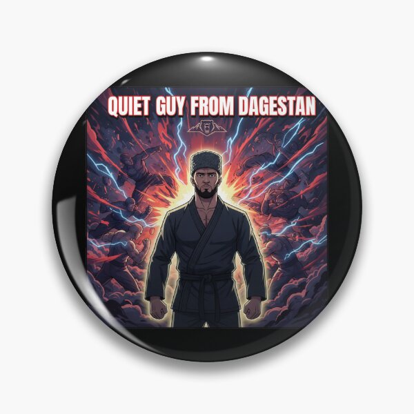 Item preview, Quiet Guy From Dagestan Funny MMA Wrestling Fighter Discipline designed and sold by inaveed.
