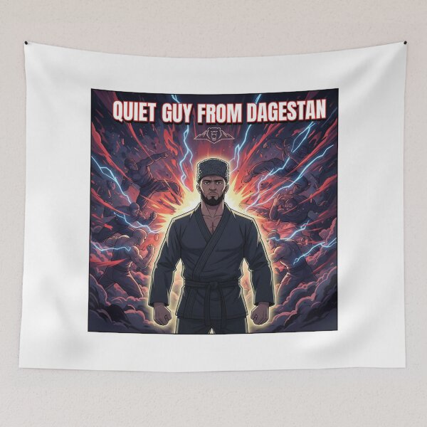 Item preview, Quiet Guy From Dagestan Funny MMA Wrestling Fighter Discipline designed and sold by inaveed.