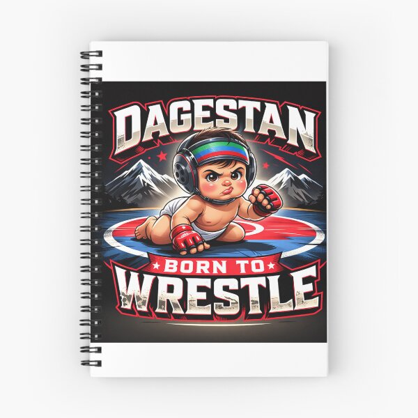 Item preview, Dagestan Born To Wrestle Cute MMA Fighter Wrestling Humor designed and sold by inaveed.