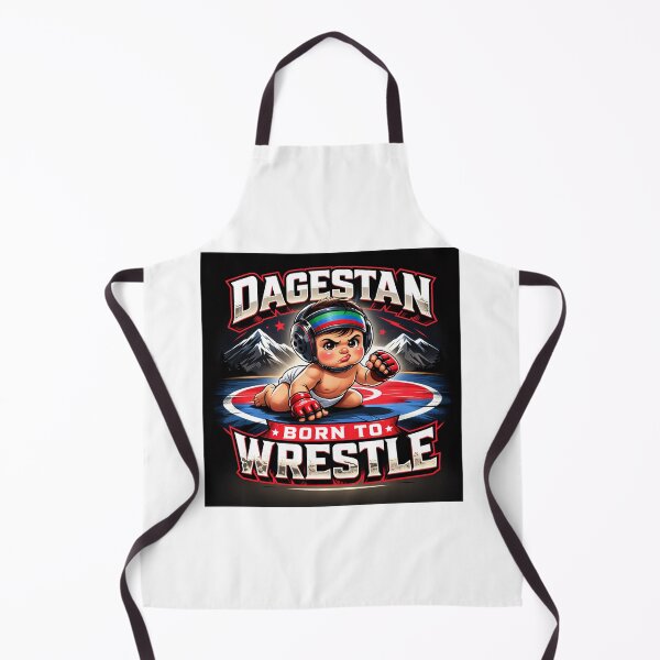 Item preview, Dagestan Born To Wrestle Cute MMA Fighter Wrestling Humor designed and sold by inaveed.