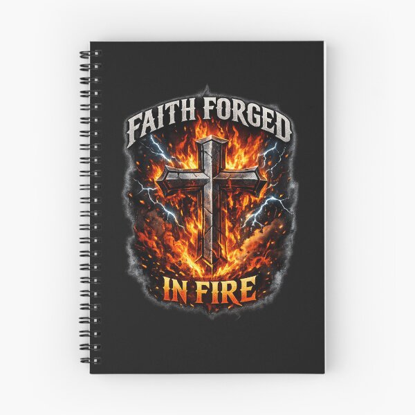 Item preview, faith forged in fire designed and sold by walk with faith.