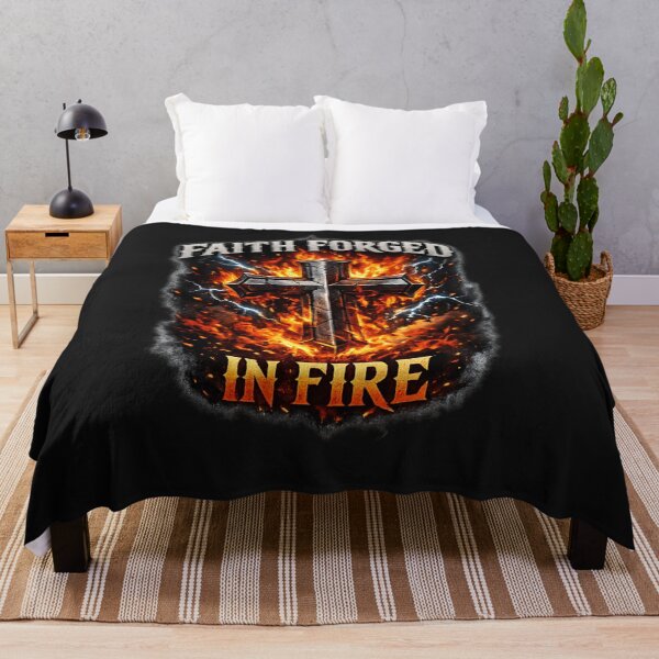 Item preview, faith forged in fire designed and sold by walk with faith.