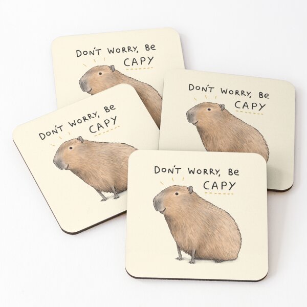 Item preview, Don’t Worry Be Capy designed and sold by SophieCorrigan.