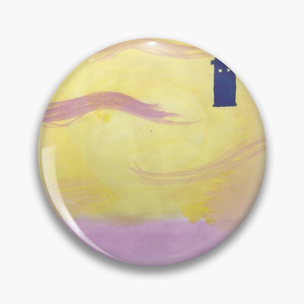 Item preview, Unidentified Flying Blue Box at Sunset designed and sold by JennyRoseArt.