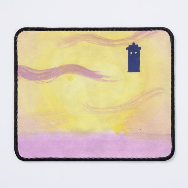 Item preview, Unidentified Flying Blue Box at Sunset designed and sold by JennyRoseArt.