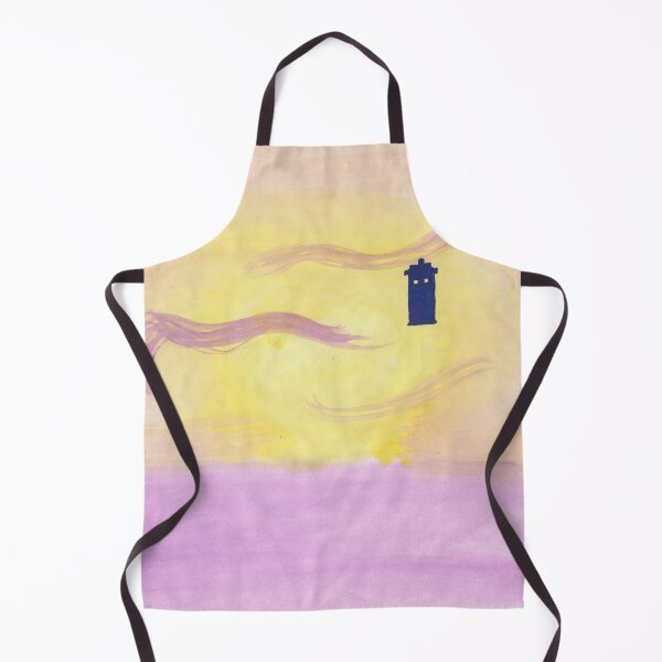 Item preview, Unidentified Flying Blue Box at Sunset designed and sold by JennyRoseArt.