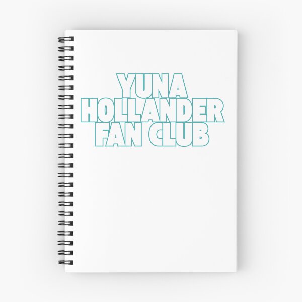 Item preview, Heated Rivalry Inspired – “Yuna Hollander Fan Club” Typographic Design designed and sold by WolfBirdDesigns.