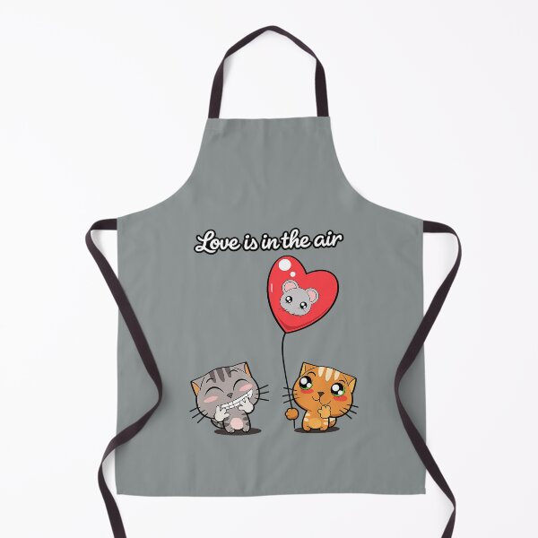 Item preview, Cute kitten. Funny art .Love is in the air. designed and sold by Natart1004.