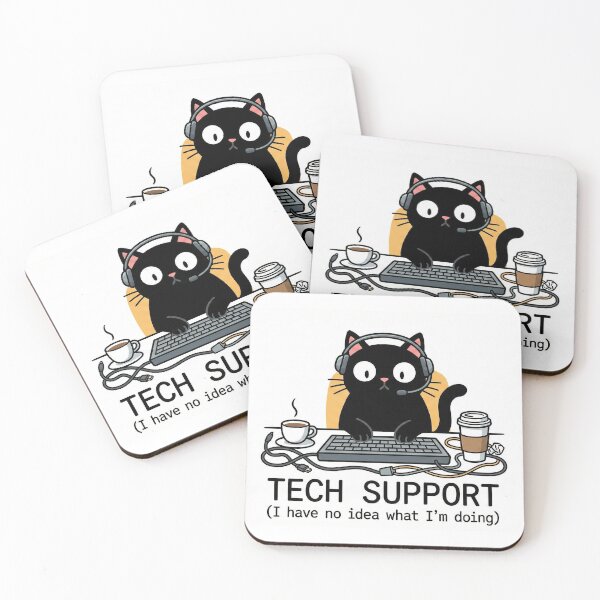 Item preview, Cat Tech Support designed and sold by Gr8KngRat.