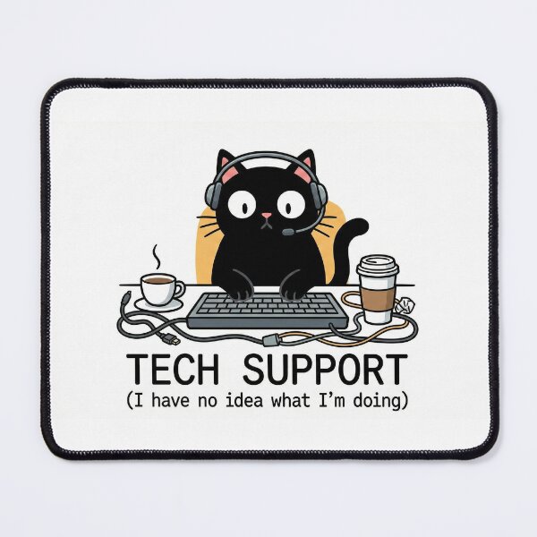 Item preview, Cat Tech Support designed and sold by Gr8KngRat.