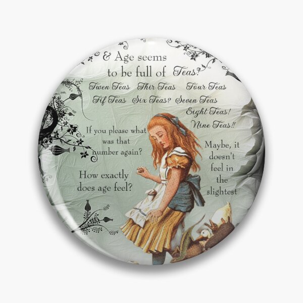 Item preview, Age is just a number, Alice says designed and sold by jacqklin.