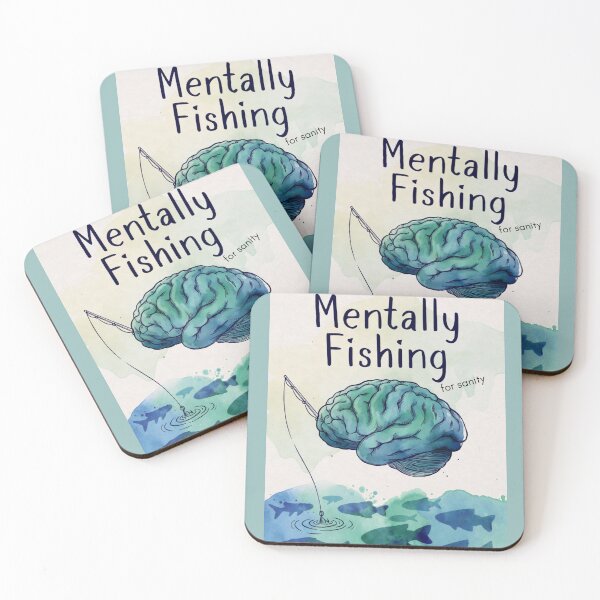 Item preview, Mentally Fishing for Sanity designed and sold by BrainStaticClub.