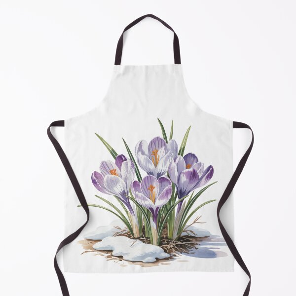 Item preview, Crocuses Emerge from Melting Snow designed and sold by jkrphoto.