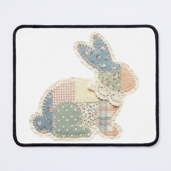 Item preview, Pastel Patchwork Bunny Appliqué Easter Design designed and sold by M&A Design House.