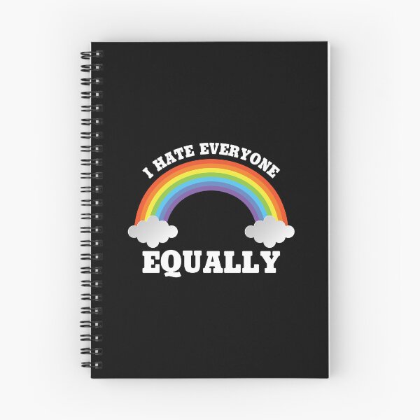 Item preview, I Hate Everyone Equally Rainbow designed and sold by Venus Complete.