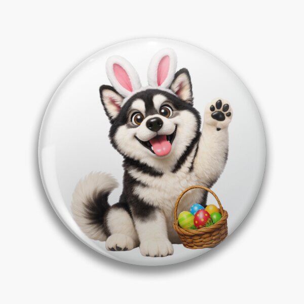 Item preview, Easter Alaskan Malamute designed and sold by Sillytoe.