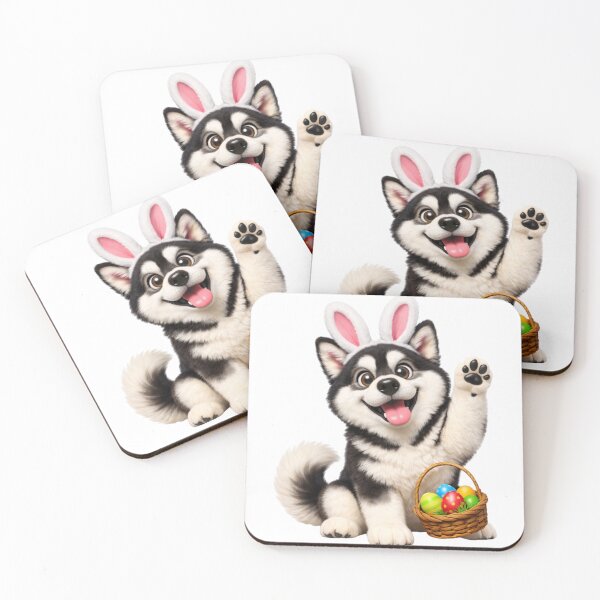 Item preview, Easter Alaskan Malamute designed and sold by Sillytoe.