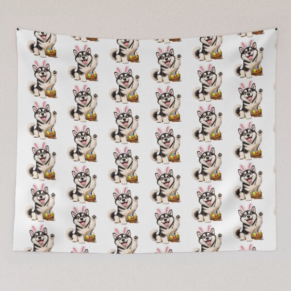 Item preview, Easter Alaskan Malamute designed and sold by Sillytoe.