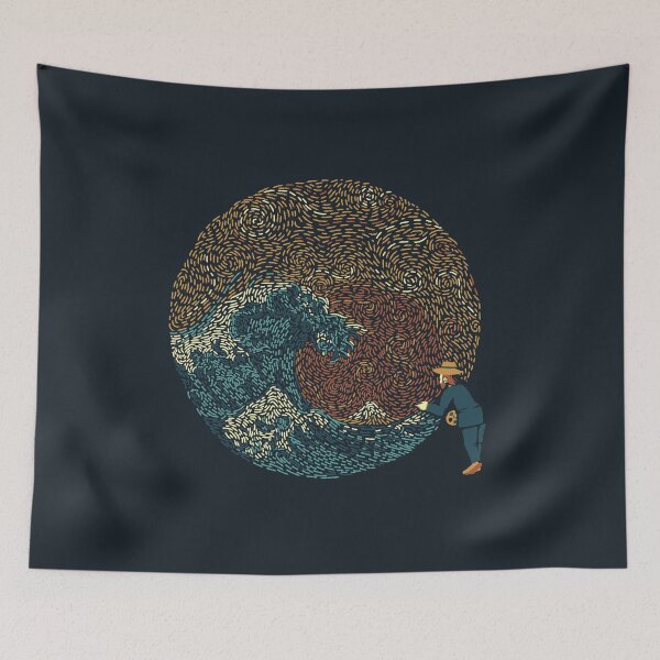 Item preview, The Great Wave off Van Gogh by Tobe Fonseca designed and sold by Tobe Fonseca®.
