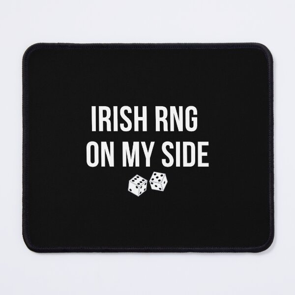 Item preview, Irish RNG On My Side - St Patricks Day Gamer Luck Tee designed and sold by by Gabriel Arts.