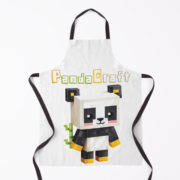 Item preview, PandaCraft Minecraft Panda - Cute Blocky Lego Style Art Print designed and sold by DesignArtist.ia.