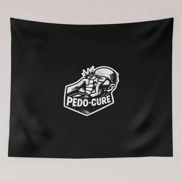 Item preview, PEDO-CURE Protect Kids Anti Child Abuse designed and sold by Syndrome Design.